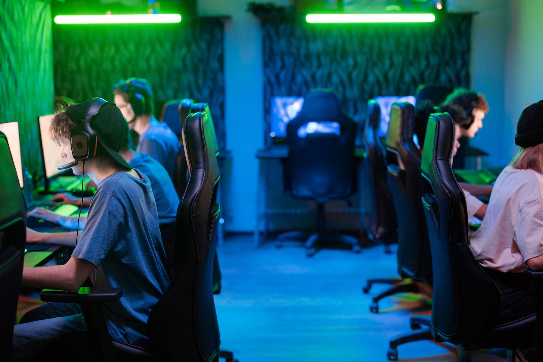 LAN house setups e computadores